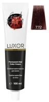 Крем-краска для волос Luxor Professional Стойкая 7.72 (100мл, блондин шоколадный фиолетовый) - 
