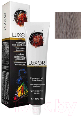 Крем-краска для волос Luxor Professional Стойкая 8.1 (100мл, светлый блондин пепельный)