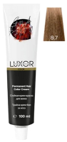 Крем-краска для волос Luxor Professional Стойкая 8.7  (100мл, светлый блондин шоколадный) - 