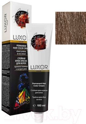 Крем-краска для волос Luxor Professional Стойкая 8.70 (100мл, светлый блондин интенсивный шоколадный)