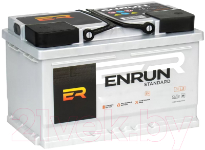 Автомобильный аккумулятор Enrun Standard R+ / ES800 (80 А/ч)