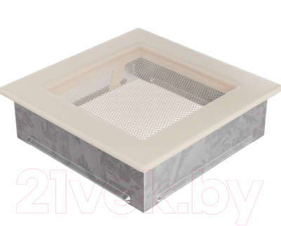 Решетка вентиляционная для камина Fire&Wood Прямоугольная 17x17 (бежевый)