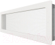 Решетка вентиляционная для камина Fire&Wood Прямоугольная 17x49 (белый) - 