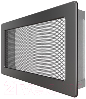 Решетка вентиляционная для камина Fire&Wood Прямоугольная 22x45 (графит)