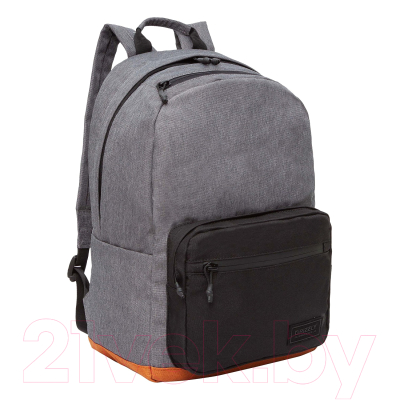 Рюкзак Grizzly RQL-218-3 (черный/кирпичный)