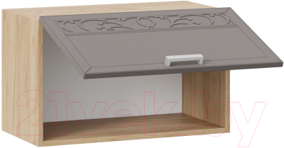 Шкаф навесной для кухни ТриЯ Долорес 1В6Г (дуб крафт золотой/муссон)
