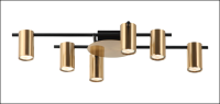 

Люстра Rilon Lighting, Technical Light 4898MXM/6 BK+BRO