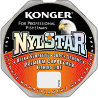 

Леска монофильная Konger, Nylstar 0.22мм 150м / 215150022