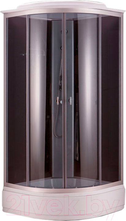 Душевая кабина Niagara NG-3501-14 90x90x215 (тонированное стекло/серебристый)