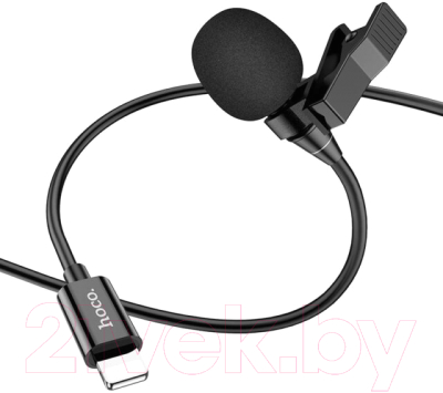 Микрофон Hoco L14 Lightning (черный)