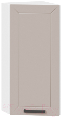 Шкаф навесной для кухни ТриЯ Лорас 1В3Т (белый/холст латте)