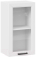 Шкаф навесной для кухни ТриЯ Лорас 1В4С (белый/холст белый) - 