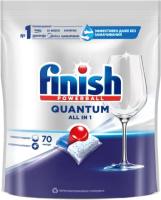 Таблетки для посудомоечных машин Finish Quantum (70шт) - 