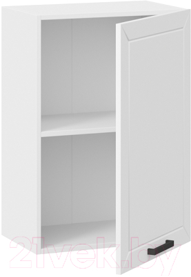 Шкаф навесной для кухни ТриЯ Лорас 1В5 (белый/холст белый)