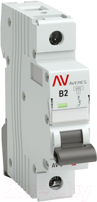Выключатель автоматический EKF Averes AV-6 1P 2A (B) 6kA / mcb6-1-02B-av