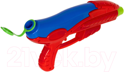 Бластер игрушечный Bondibon Водный пистолет. Наше лето / ВВ2856-А (красный/синий)