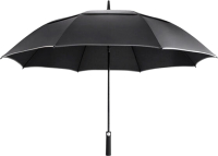 Зонт складной 90 Ninetygo Double-Layer Windproof Golf Automatic Umbrella (черный) - 