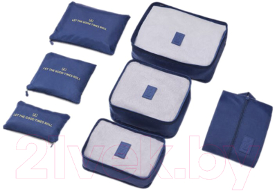 Набор органайзеров для чемодана 90 Ninetygo 7 Set Packing Cubes (темно-синий)