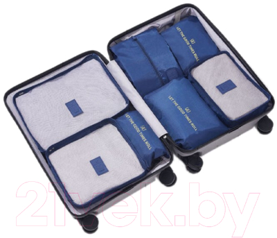 Набор органайзеров для чемодана 90 Ninetygo 7 Set Packing Cubes (темно-синий)