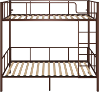 Двухъярусная кровать Князев Мебель Алекса АС.60.180.К (коричневый муар) - 