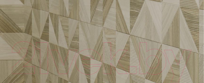 Декоративная плитка Beryoza Ceramica Palissandro Geo (600x300, оливковый) — фото 3