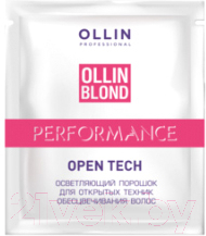 Порошок для осветления волос Ollin Professional Blond Для открытых техник обесцвечивания волос (30г)