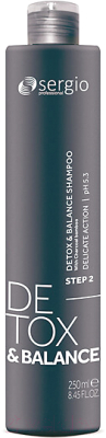 Шампунь для волос Sergio Professional Detox Очищающий и Восстанавливающий (250мл)
