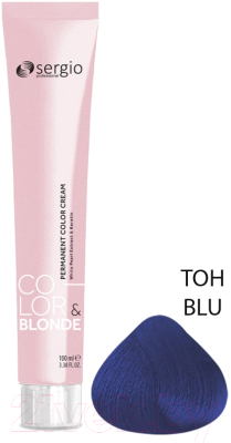 Крем-краска для волос Sergio Professional Color&Blonde Blu (100мл)