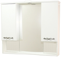 Шкаф с зеркалом для ванной СанитаМебель Джаст 12.850 - 