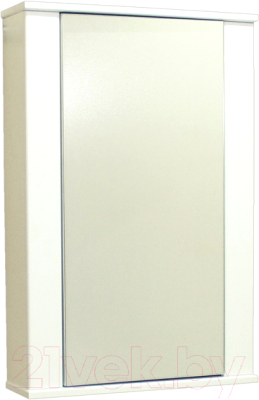 Шкаф с зеркалом для ванной СанитаМебель Джаст 12.1000 (правый)