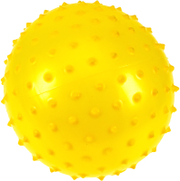 Мяч детский Shantou С шипами / AN01084 (желтый) - 