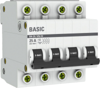 Выключатель нагрузки EKF Basic 4P 25А ВН-29 / SL29-4-25-bas - 