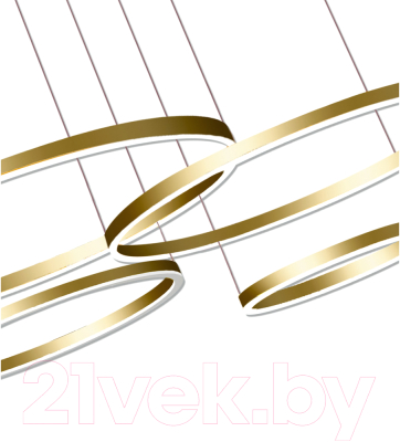 Изображение товара Потолочный светильник Kinklight Тор 08204.33P (матовое золото)