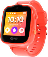 Умные часы детские Elari KidPhone 4G Bubble (красный) - 
