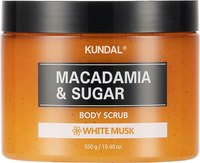 Скраб для тела Kundal Macadamia & Sugar Body Scrub White Musk (550г) - 