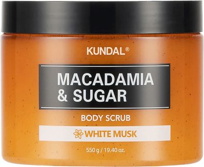 Скраб для тела Kundal Macadamia & Sugar Body Scrub White Musk (550г)