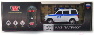 Радиоуправляемая игрушка Технопарк УАЗ Patriot Полиция / PATRIOT-15RCPOL-WH