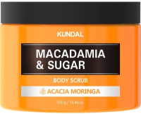 

Скраб для тела Kundal, Macadamia & Sugar Body Scrub Acacia Moringa