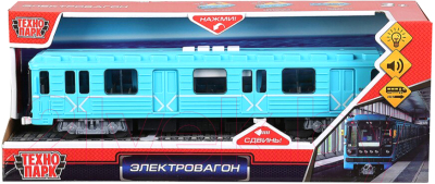 Вагон метро игрушечный Технопарк Электровагон / SUBWAY-30PL-BU