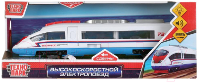 Поезд игрушечный Технопарк Электропоезд / ELTRAIN-30PL-BUWH