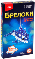 

Набор для творчества Lori, Брелоки. Плетение из бусин Синий дельфин / Бус-033
