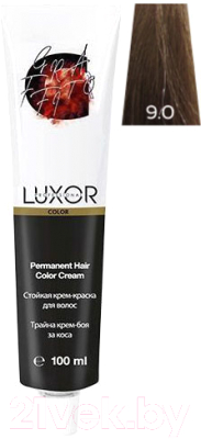 Крем-краска для волос Luxor Professional Стойкая 9.0  (100мл, очень светлый блондин натуральный )