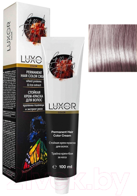 Крем-краска для волос Luxor Professional Стойкая 9.21 (100мл, очень светлый блондин фиолетовый пепельный)