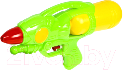 Бластер игрушечный Bondibon Водный пистолет. Наше лето / ВВ4442-Б (зеленый/желтый)