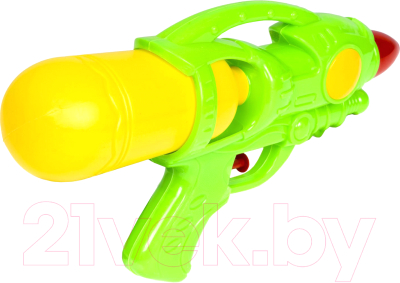 Бластер игрушечный Bondibon Водный пистолет. Наше лето / ВВ4442-Б (зеленый/желтый)