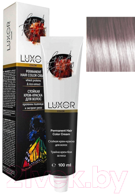 Крем-краска для волос Luxor Professional Стойкая 9.25 (100мл, очень светлый блондин фиолетовый махагоновый)