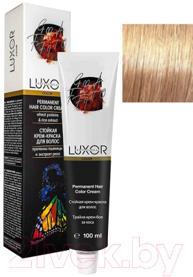 Крем-краска для волос Luxor Professional Стойкая 9.7  (100мл, очень светлый блондин шоколадный)