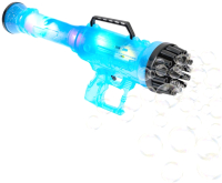 Набор мыльных пузырей Bondibon Наше Лето. Пистолет для мыльных пузырей / ВВ5422-Б (голубой) - 