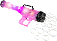 Набор мыльных пузырей Bondibon Наше Лето. Пистолет для мыльных пузырей / ВВ5422-В (розовый) - 