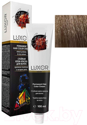 Крем-краска для волос Luxor Professional Стойкая 9.70 (100мл, очень светлый блондин интенсивный шоколадный)